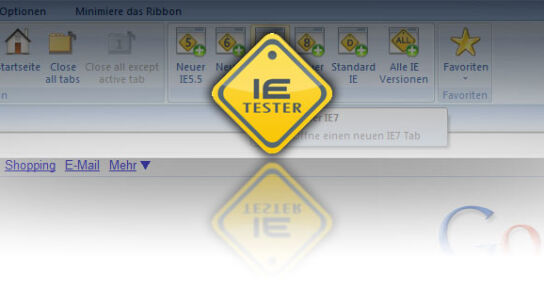 IETester – Internet Explorer 6 unter Vista