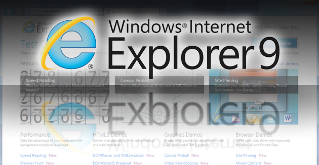 Internet Explorer 9 Testversion