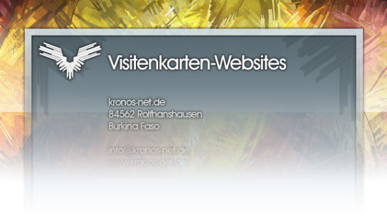 60 Schöne und praktische Visitenkarten-Websites
