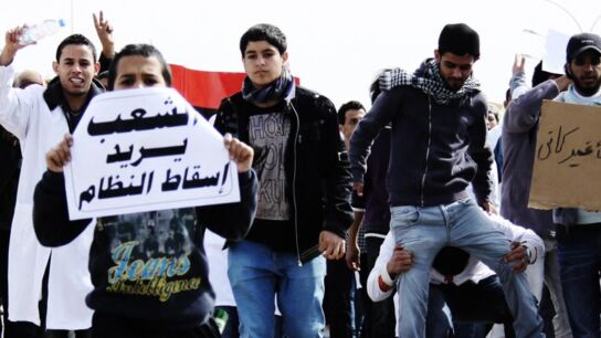 Libyen: Demonstranten