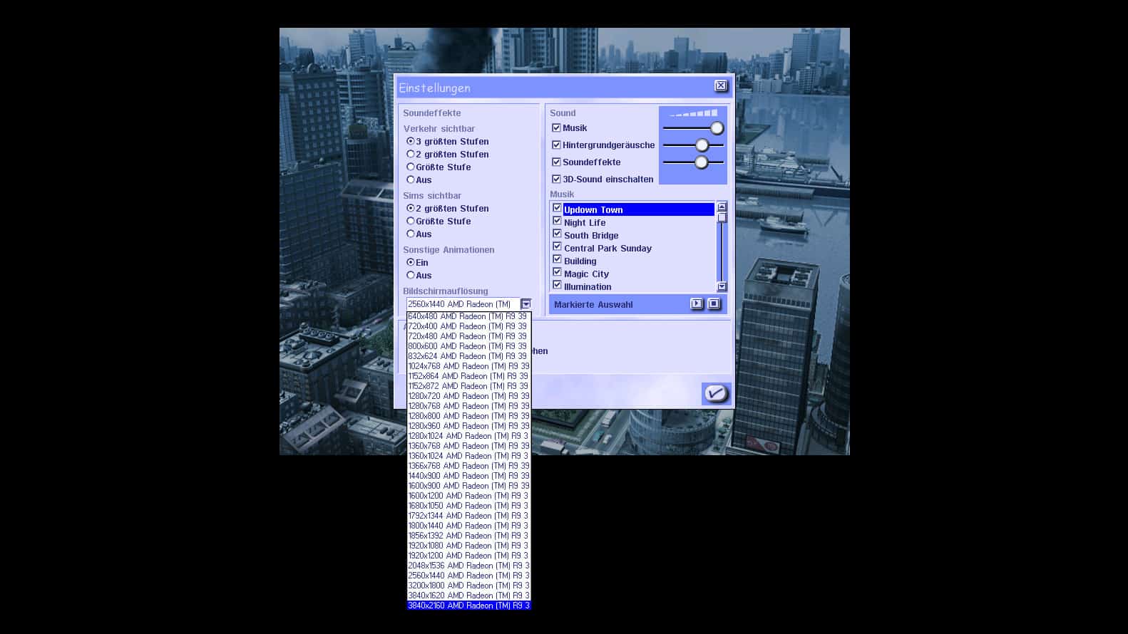 Screenshot aus SimCity 3000 Unlimited