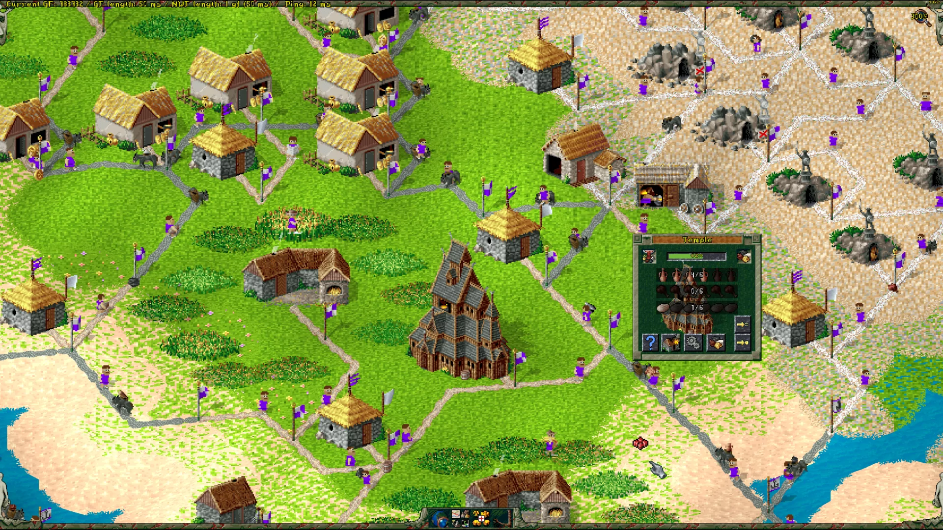 The Viking Temple knows how to impress. Although the game only allows for the production of grape wine, it is reasonable to assume that honey wine is actually being offered here.